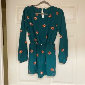 Everly Fox Romper with Open Back